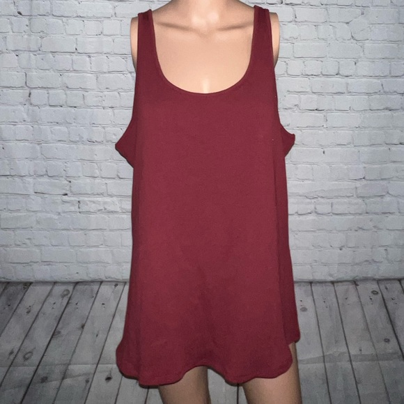 Apt. 9 Tops - Apt 9 Dark Red Tank top size XXL